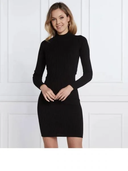 GUESS Rochie CLAIRE negru