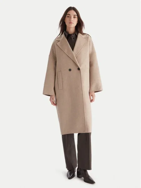 ViCOLO Palton de lână bej