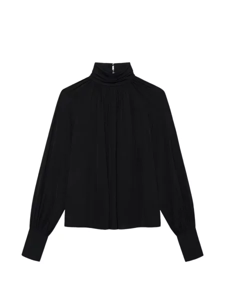 Bluză Anine Bing drapată negru