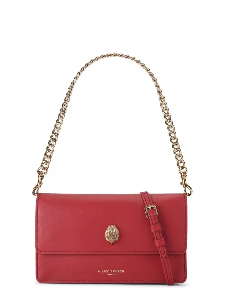 Kurt Geiger De piele geantă pe umăr Sloane Soft roșu