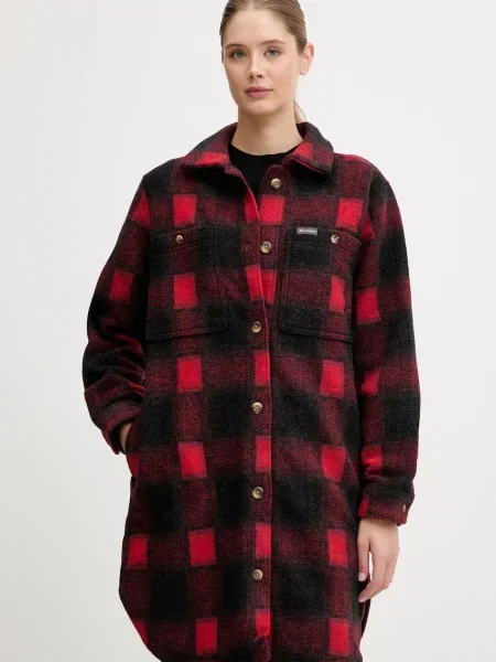 Яке тип риза Columbia Wildest Venture преходен модел червено