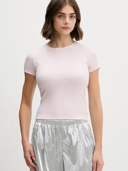 Тениска Hollister Co. дамска розово