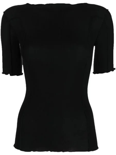 Top Baserange ze stretchu czarny