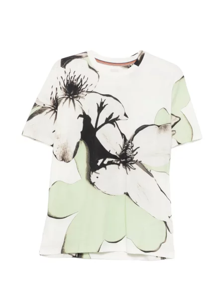 Tricou Paul Smith cu model floral cu imagine alb