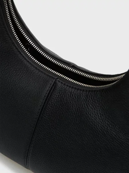 Кожаная сумка Calvin Klein черная