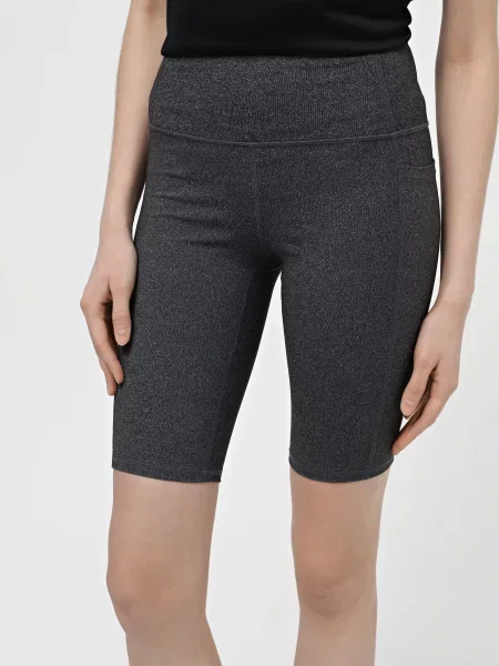 Skechers Шорти Поліестер/спандекс сірий