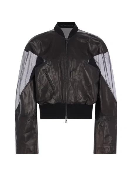 Geacă bomber Yehuafan din tul negru