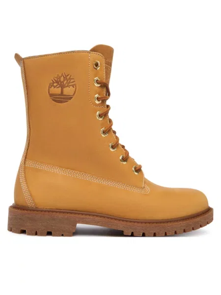 Gležnjarji Timberland 8 Inch Lace Up oranžna