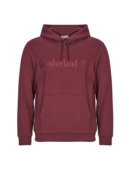 Hanorac cu glugă Timberland cu broderie bordo