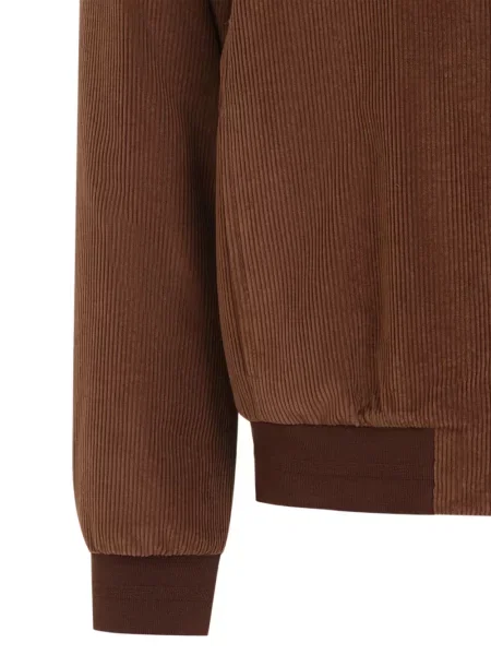 Geacă Canali de catifea cord maro