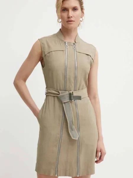 Šaty G-Star Raw mini béžová