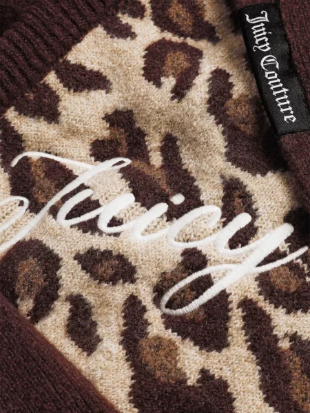 Căciulă Juicy Couture cu imagine cu model leopard