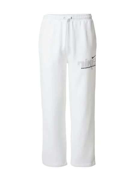 Nike Sportswear Nohavice CLUB sivá / čierna biela