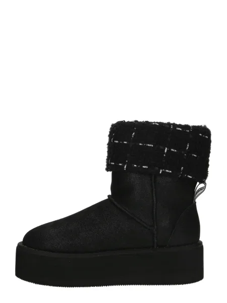 Karl Lagerfeld Bocanci THERMO | piele întoarsă negru