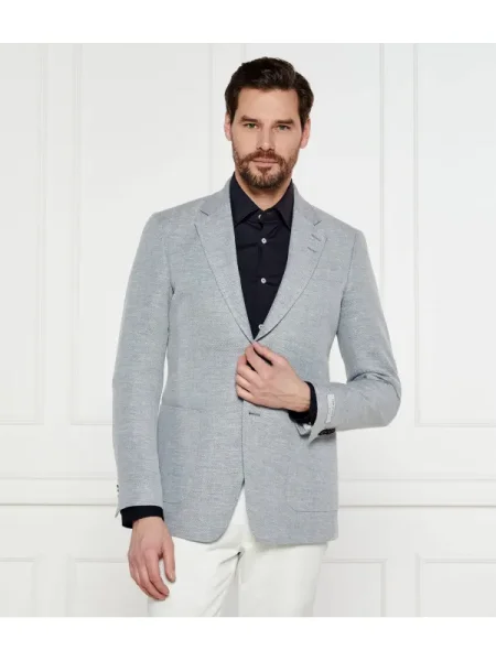 TIGER OF SWEDEN Sacou Justin HL | cu adaos de in albastru