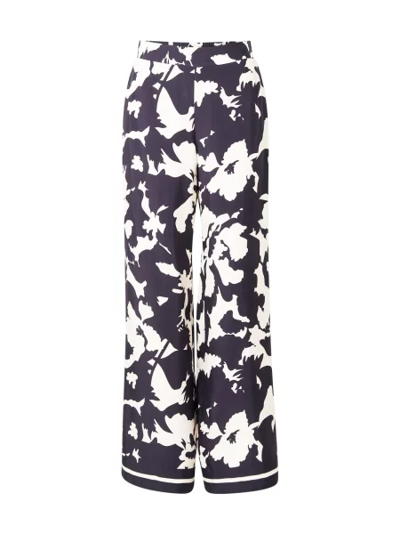 COMMA Hlače marine bela