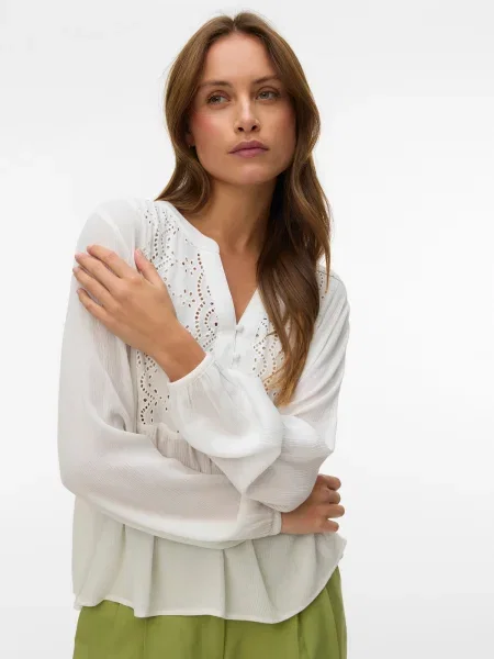 VERO MODA Bluză VMMenny' alb