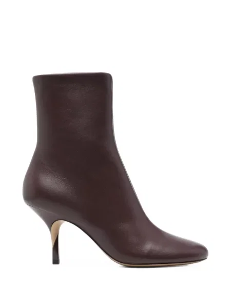 Cizme scurte Jacquemus din piele maro