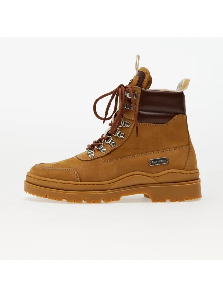 Semišové členkové topánky Filling Pieces hnedá