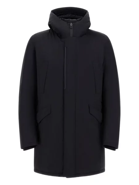 Geacă parka Herno cu glugă negru