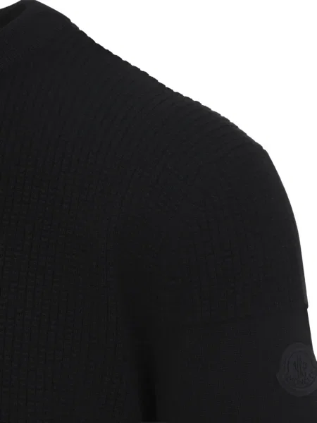 Pulover Moncler de lână negru