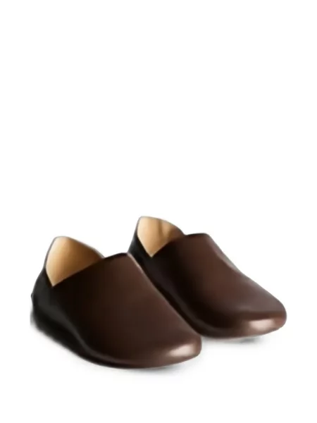 Pantofi loafer Jw Anderson din piele maro