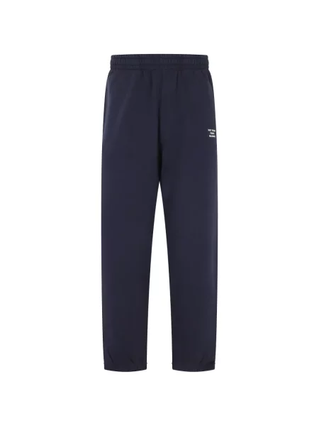 Pantaloni Drole De Monsieur cu imagine alergare albastru