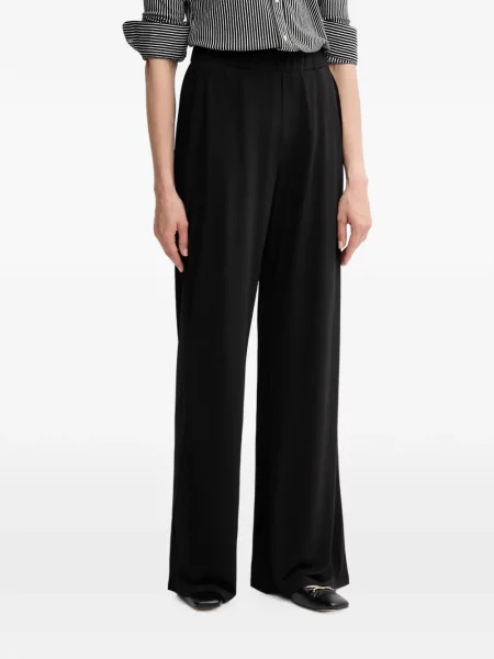 Pantaloni palazzo Oui negru