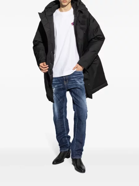 Parka Dsquared2 z kapturem czarna