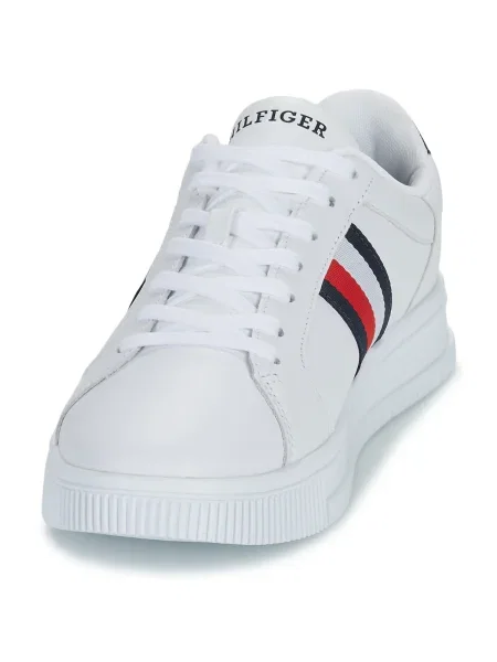 Pantofi Tommy Hilfiger cu dungi alb