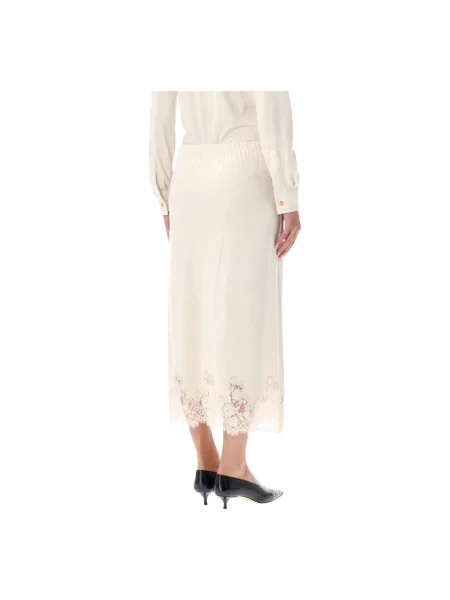 Spódnica midi Alberta Ferretti beżowa