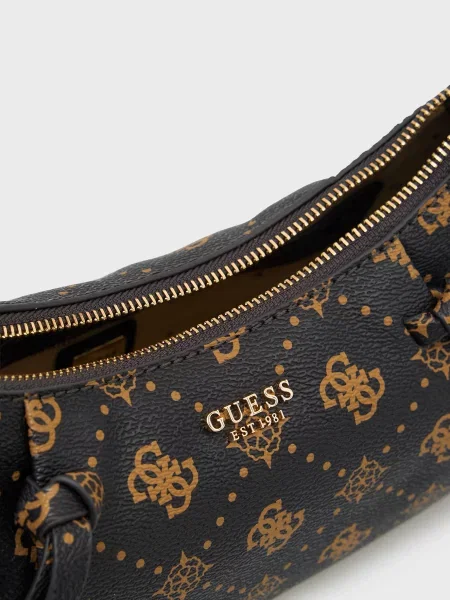 Сумка Guess з принтом чорна