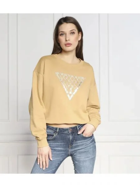GUESS Hanorac | Relaxed fit bej