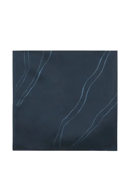 Fular Slowear de mătase albastru