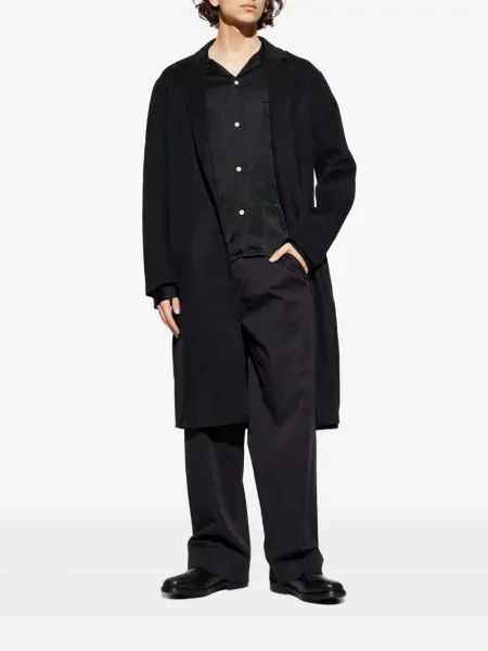 Cămașă Allsaints cu broderie negru