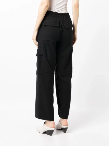 Pantaloni Vince de flanelă negru