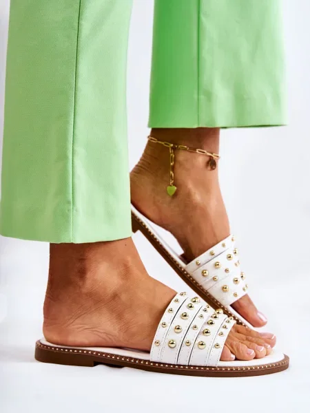 Чехли S. Barski бяло