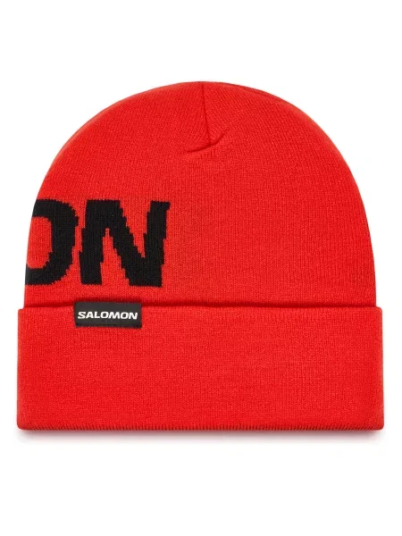 Шапка Salomon червона