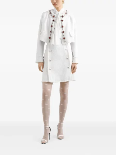 Geacă Dolce & Gabbana alb