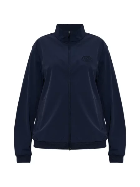 Hanorac Ea7 Emporio Armani cu autograf albastru