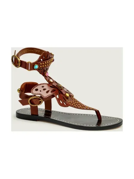 Kurt Geiger De piele sandale BOHO BUTTERFLY maro