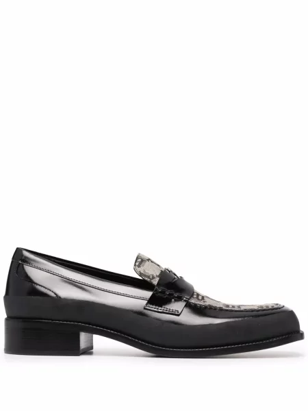 Pantofi loafer Misbhv din jacard negru