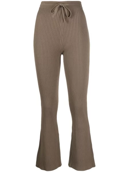 Cropp pantaloni Nanushka tricotate maro