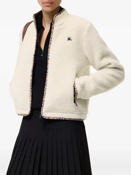 Decupat geacă Burberry de lână
