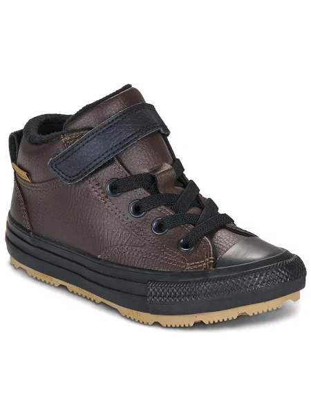 Členkové topánky Converse hnedá