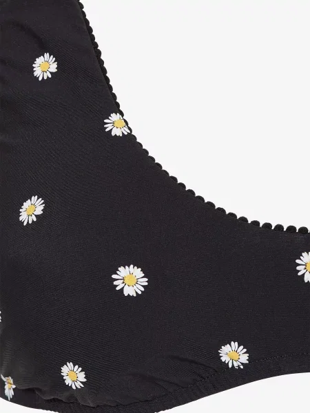 Seafolly Góra Od Bikini Bralette Daisychain schwarz biały