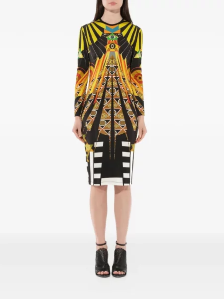 Rochie midi Givenchy cu imagine negru