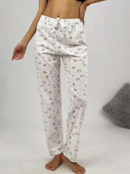 Pižama Dewberry bela