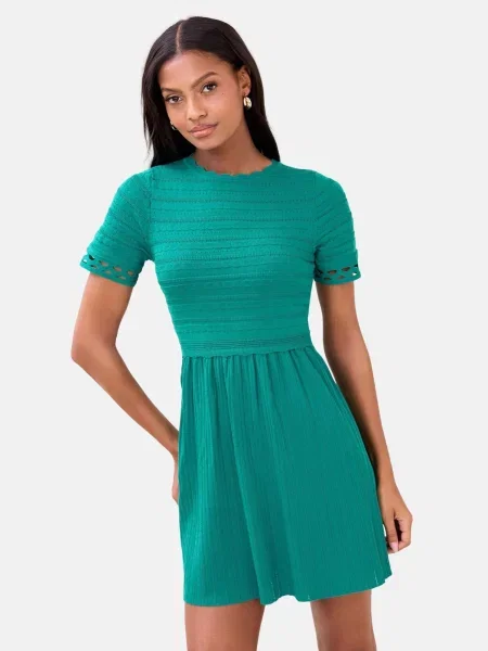 Lipsy Rochie tricotat jad verde