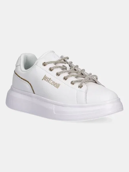 Sneakers Just Cavalli alb